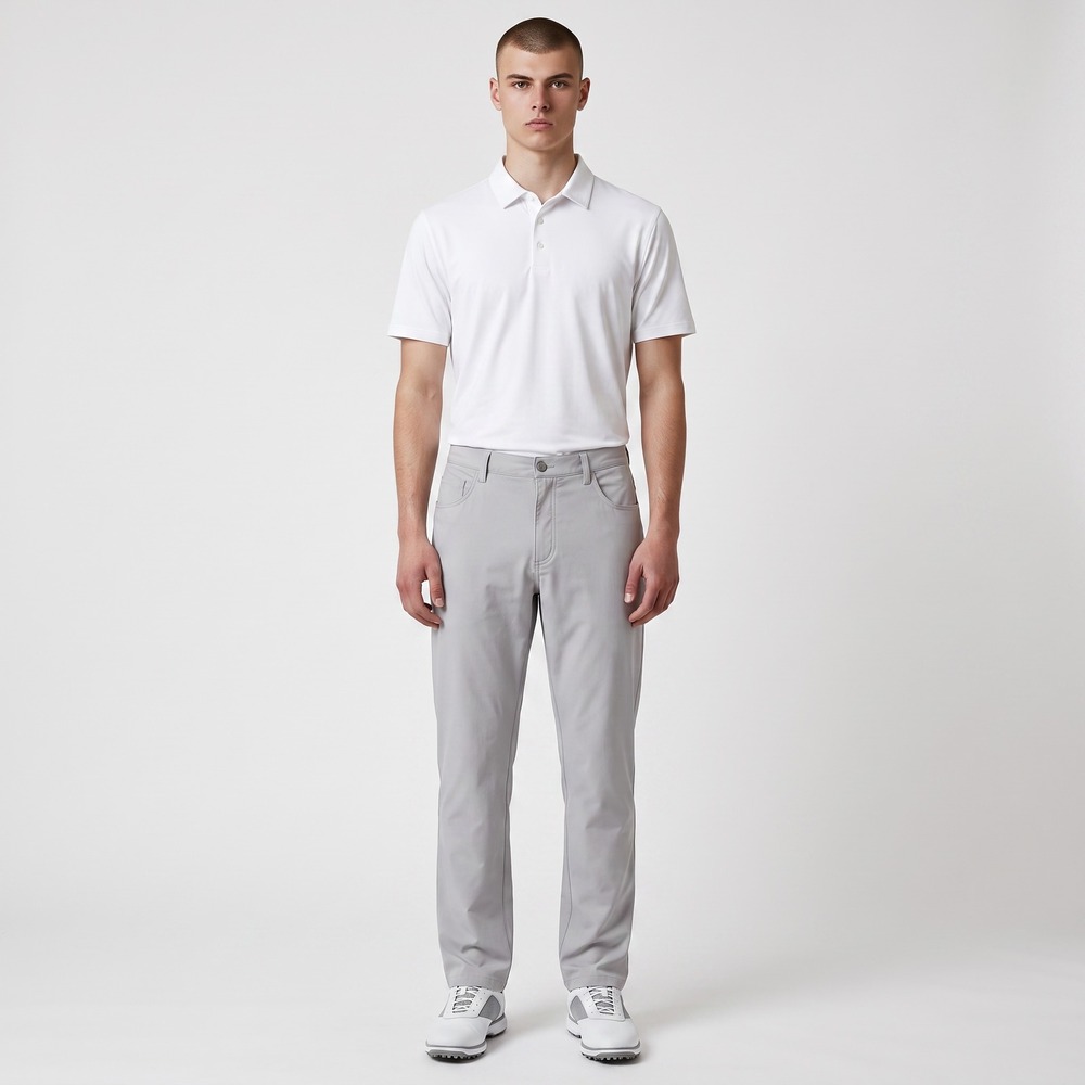G/FORE Tour 5-Pocket Golf Pants Mens 36 Nimbus Light Gray Stretch G4MS20B50FB